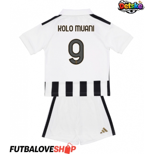 Dres Juventus Randal Kolo Muani #9 Domáci pre deti 2026-27 Krátky Rukáv (+ trenírky)